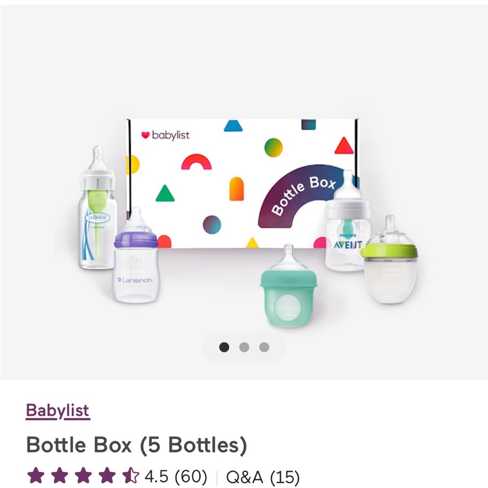 Bottle Box (5 Bottles) - Multi Color